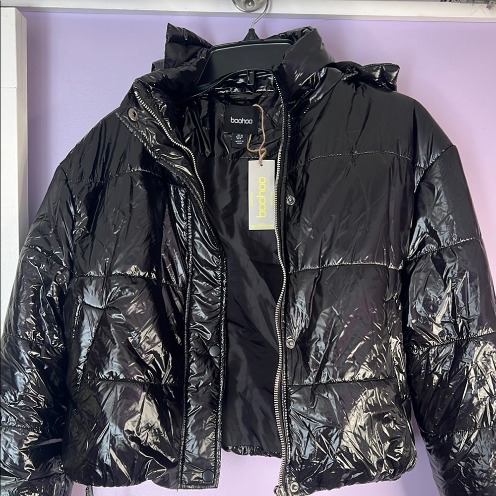 Boohoo Black petite size jacket